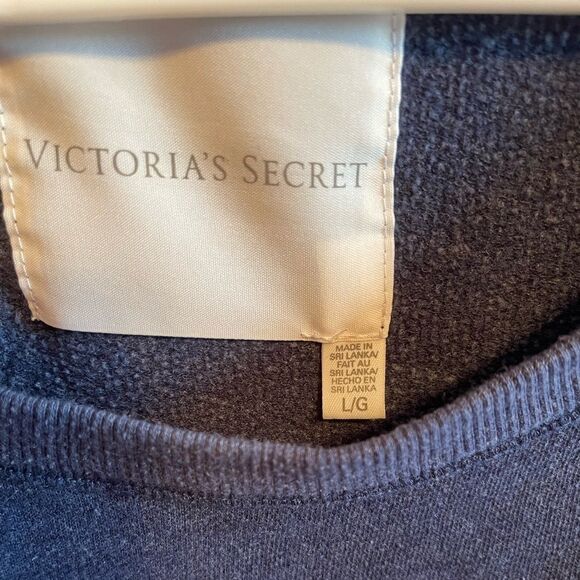Victoria Secret heart sweatshirt sz L - Picture 3 of 3